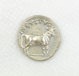 Roman Empire Augustus Caius Octavius Silver Denarius
