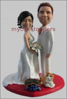 Personalized Custom Wedding Cake Topper Sculpture Gift