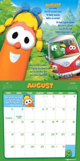 this is a 2012 calendar veggie tales wall calendar dayspring and big 
