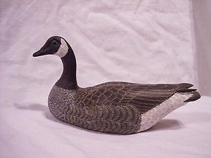 Hand Carved Wood Decorative Canada GOOSE Decoy