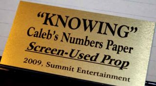   Costume Signed Nicolas Cage COA DVD Caleb Number Paper UACC