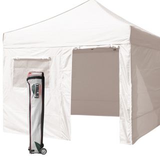 New EZ Up Canopy 10 x 10 Commercial Ezup Tent 4 Walls Roller Bag 