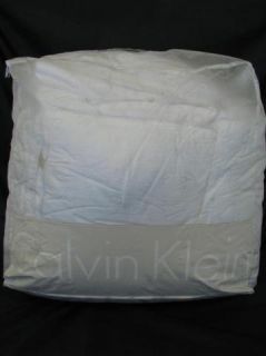 Calvin Klein Home The Khaki Collection White Full Queen Almost Down 