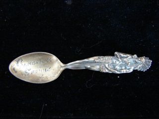Beautiful Sterling Silver Cambridge Springs Pennsylvania Spoon Native 