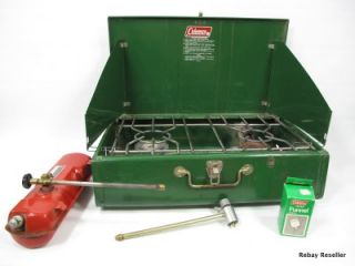 Coleman 413G 1978 Camping Stove Grill Vintage Very Good