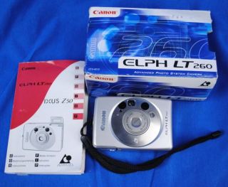 canon elph lt 260 ix240 film camera w manual box scroll down for more 