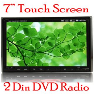 In Dash Head Unit 2Din 7 Car Stereo DVD CD Player Touch Screen Radio 