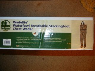 Hodgman Camo Breathable Stockingfoot Chest Wader Small New 7 8 9 