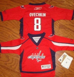   Capitals Ovechkin Infant Toddler Reebok NHL Hockey Jersey