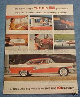  Vintage 1956 Mercury Montclair Two Door Hardtop Ad