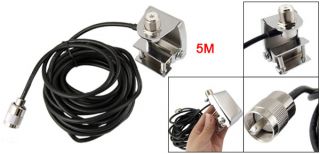 16 6ft car ham radio antenna vhf uhf pl259 male to so239 cable clip 