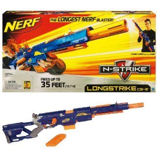 Nerf   N Strike Longstrike (Hasbro) 25558148: Juguetes