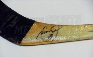 cam neely boston bruins signed game used stick