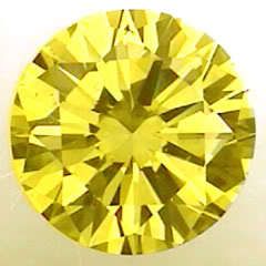 093 cts VVS RARE FANCY CANARY YELLOW BEAUTIFUL ROUND CUT NATURAL LOOSE 