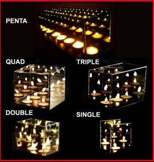 to 5 candle configuration is a completely unique visual effect