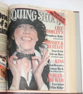 Unopened Rolling Stone Magazine Bound Volume with Issues 151 160 1 3 5 