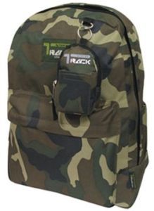Camouflage Large Backpack School Knapsack Bag New