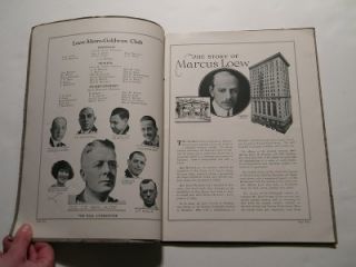 MGM RARE 1924 Ball Program Lon Chaney Greed Buster Keaton Lillian Gish 