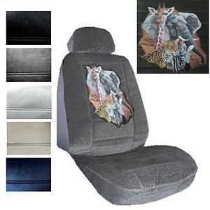 Seat Covers Car Truck SUV Leopard Zebra Giraffe Elephant Low Back PP 1 