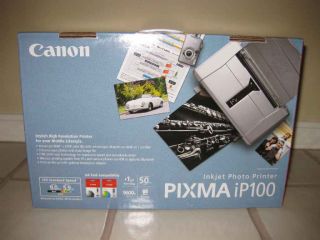Canon PIXMA iP100 Mobile Photo Printer Brand New Best OFFER 