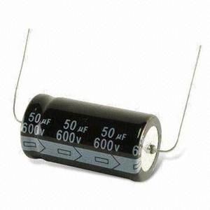 50uF 600V 105C Axial Electrolytic Capacitors Qty 6 for Tube 