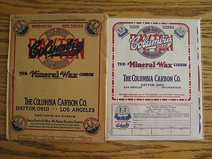 COLUMBIA CARBON PAPER COLUMBIA CARBON CO DAYTON LOS ANGELES container 