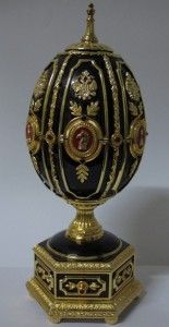 Franklin Mint House of Faberge Jeweled Egg Chess Set