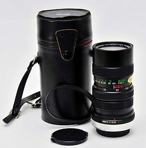 Canon FD Mount 70 150mm F3 8 Zoom Lens by Vivitar Includes Macro Case 