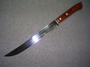   Flint Vanadium 8 3 4 Carving Knife Laminated Hardwood Handle