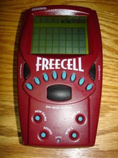 Freecell Electronic Handheld Pocket Casino Card Travel Game Radica 