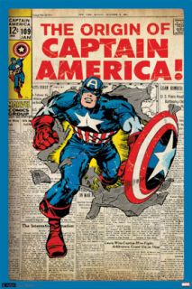 Captain America #109 (Jan. 1969) Official Marvel Comics Cover Poster 