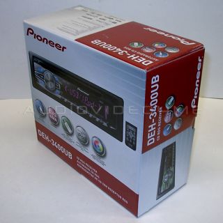 Pioneer DEH 3400UB Car Stereo Radio CD MP3 USB Player Car Stereo 