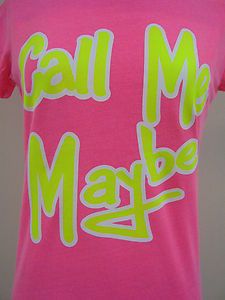   Me Maybe Crew Neck T Shirt Carly Rae Jepsen Top s L XL 2XL