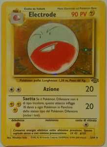 Italian Electrode Pokemon Card 1995 Ultra RARE