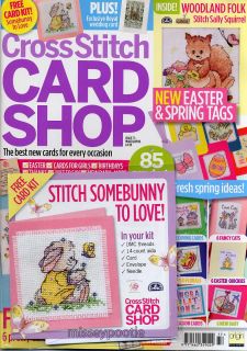 CROSS STITCH CARD SHOP MAGAZINE #77 + Stitch Kit Somebunny To Love