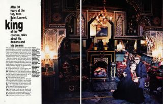 Catherine Deneuve YSL Yves Saint Laurent 10 PG Magazine Editorial 