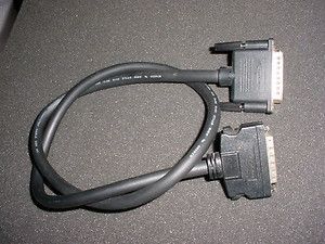 SCSI Cable black Castlewood ORB drive DB25 to HD50 male external korg 