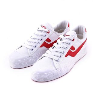 Mens Casual Fashion Shoes Sporty Low Raise Canvas Shoes Red 33907 