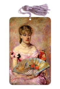 Lady with A Fan Mary Cassatt Portrait Fine Art Bookmark