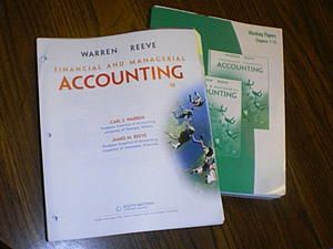   and Managerial Accounting by Carl s Warren and James M Reeve