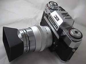 Contarex Super Electronic w Carl Zeiss 85mm F2 SONNAR Lens MINT