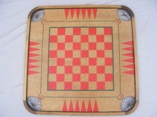 Vintage 1959 Carrom Board Game #85 with original game pieces, rulebook 