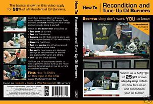 Carlin Oil Burners How to Tune Up Recondition on DVD