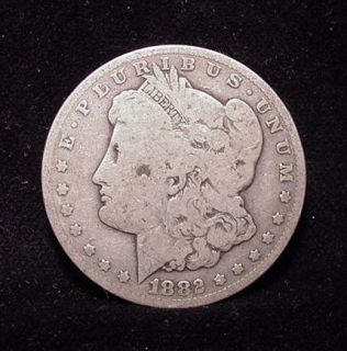 Carson City 1882 CC Morgan Silver Dollar Average Circulated