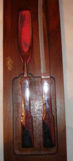 VINTAGE RETRO CARVEL HALL STAINLESS STEEL CUTLERY CARVING KNIFE & FORK 