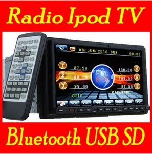 Double DIN DVD Audio Video Car Stereo CD DVD Player Touchscreen 