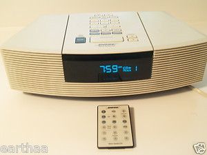 Bose Wave Radio CD Player Remote AWRC 1P Alarm White Music System