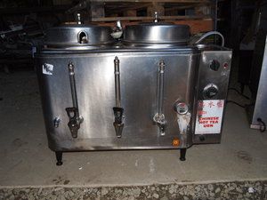 Cecilware Chinese Hot Tea Urn Twin 3 Gallon 6 Gal Brewing Machine 