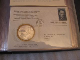 1979 1980 IntL Society of Postmasters 24 Silver Medals