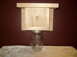 Carpenter Bee Trap with Mason Jar DIY Home Made